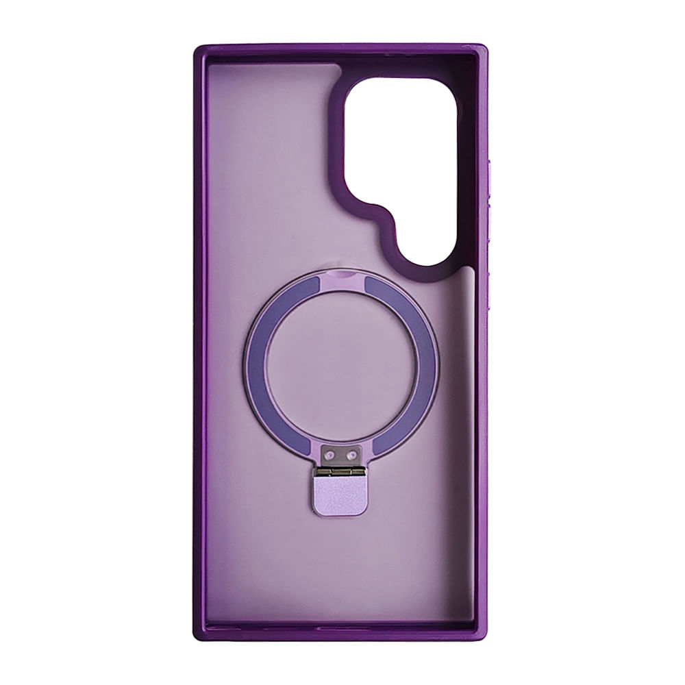 Imagen 2 del producto Case Coolbox GMobile para Samsung S24 Ultra Metal Matte con MagSafe, soporte integrado, antigolpes, morado